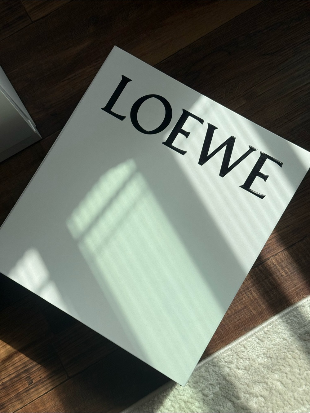 Loewe Natural Straw Tote with Black Anagram Emblem - Picture 3 of 6